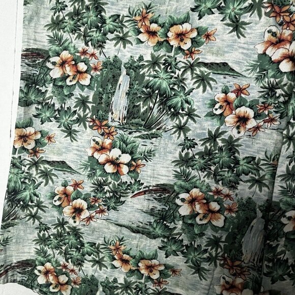 Twisted Tailor Mens Hawaiian Hibiscus All Over Cotton Button Up Shirt Medium NWT - Picture 9 of 10